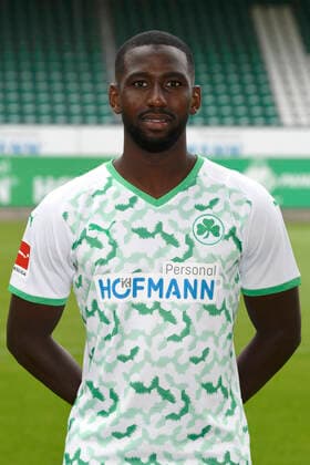 07 07 2021 SpVgg Greuther Fürth Kleeblatt Spielvereinigung 1 Football Bundesliga Season 2021 2022 photo appointment portrait appointment single photo portrait portrait head shot Abdourahmane Barry 32, SpVgg Greuther Fürth