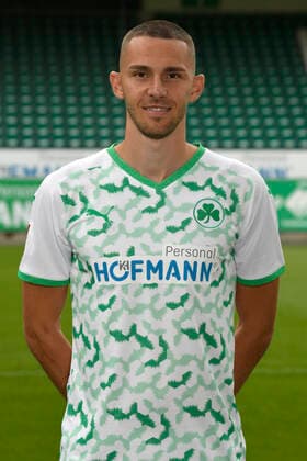 07 07 2021 SpVgg Greuther Fürth Kleeblatt Spielvereinigung 1 Football Bundesliga Season 2021 2022 photo appointment portrait appointment single photo portrait portrait head shot Branimir Hrgota 10 SpVgg Greuther Fürth