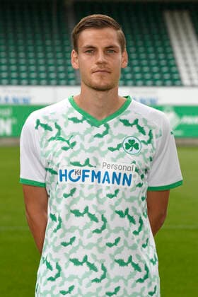 07 07 2021 SpVgg Greuther Fürth Kleeblatt Spielvereinigung 1 Football Bundesliga Season 2021 2022 photo appointment portrait appointment single photo portrait portrait head shot Max Christiansen 13, SpVgg Greuther Fürth