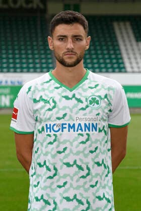 07 07 2021 SpVgg Greuther Fürth Kleeblatt Spielvereinigung 1 Football Bundesliga Season 2021 2022 photo appointment portrait appointment single photo portrait portrait head shot Maximilian Bauer 4, SpVgg Greuther Fürth