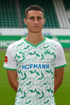 07 07 2021 SpVgg Greuther Fürth Kleeblatt Spielvereinigung 1 Football Bundesliga Season 2021 2022 photo appointment portrait appointment single photo portrait portrait head shot Marco Meyerhöfer Meyerhoefer 18, SpVgg Greuther Fürth