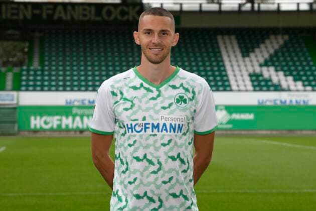 07 07 2021 SpVgg Greuther Fürth Kleeblatt Spielvereinigung 1 Football Bundesliga Season 2021 2022 photo appointment portrait appointment single photo portrait portrait head shot Branimir Hrgota 10 SpVgg Greuther Fürth