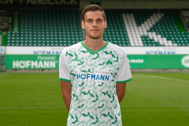 07 07 2021 SpVgg Greuther Fürth Kleeblatt Spielvereinigung 1 Football Bundesliga Season 2021 2022 photo appointment portrait appointment single photo portrait portrait head shot Max Christiansen 13, SpVgg Greuther Fürth