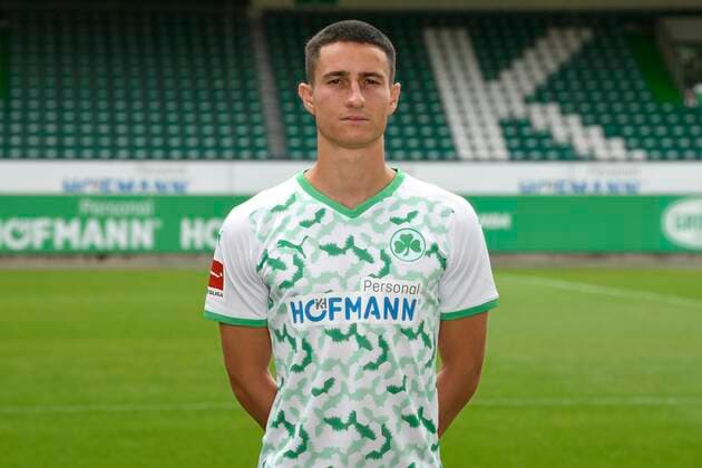 07 07 2021 SpVgg Greuther Fürth Kleeblatt Spielvereinigung 1 Football Bundesliga Season 2021 2022 photo appointment portrait appointment single photo portrait portrait head shot Marco Meyerhöfer Meyerhoefer 18, SpVgg Greuther Fürth