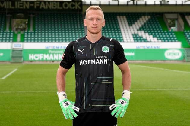 07 07 2021 SpVgg Greuther Fürth Kleeblatt Spielvereinigung 1 Football Bundesliga Season 2021 2022 photo appointment portrait appointment single photo portrait portrait head shot Sascha Burchert 30, SpVgg Greuther Fürth
