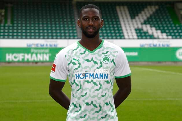 07 07 2021 SpVgg Greuther Fürth Kleeblatt Spielvereinigung 1 Football Bundesliga Season 2021 2022 photo appointment portrait appointment single photo portrait portrait head shot Abdourahmane Barry 32, SpVgg Greuther Fürth