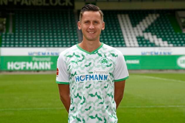 07 07 2021 SpVgg Greuther Fürth Kleeblatt Spielvereinigung 1 Football Bundesliga Season 2021 2022 photo appointment portrait appointment single photo portrait portrait head shot Paul Seguin 33, SpVgg Greuther Fürth