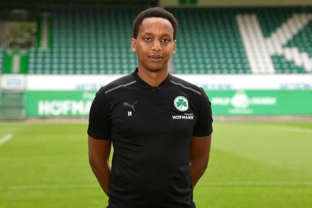 07 07 2021 SpVgg Greuther Fürth Kleeblatt Spielvereinigung 1 Football Bundesliga Season 2021 2022 photo appointment portrait appointment single photo portrait portrait head photo Benjamin Ngarambe Physio SpVgg Greuther Fürth
