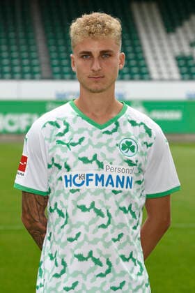 07 07 2021 SpVgg Greuther Fürth Kleeblatt Spielvereinigung 1 Football Bundesliga Season 2021 2022 photo appointment portrait appointment single photo portrait portrait head shot Nils Seufert 8, SpVgg Greuther Fürth