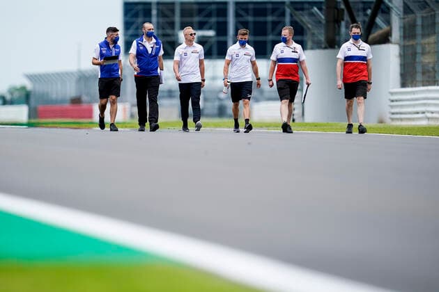 July 15, 2021, Towcester, Great Britain: NIKITA MAZEPIN of Russia and Haas F1 Team is seen during preparations of the 2021 FIA Formula 1 British Grand Prix at Silverstone Circuit in Towcester, Great Britain. Towcester Great Britain - ZUMAg147 20210715_zap_g147_013 Copyright: xJamesxGasperottix