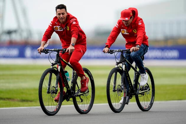 July 15, 2021, Towcester, Great Britain: CHARLES LECLERC of Monaco and Scuderia Ferrari is seen during preparations of the 2021 FIA Formula 1 British Grand Prix at Silverstone Circuit in Towcester, Great Britain. Towcester Great Britain - ZUMAg147 20210715_zap_g147_022 Copyright: xJamesxGasperottix