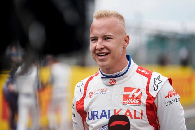 July 15, 2021, Towcester, Great Britain: NIKITA MAZEPIN of Russia and Haas F1 Team is seen during the presentation of the 2022 Formula 1 car at Silverstone Circuit in Towcester, Great Britain. Towcester Great Britain - ZUMAg147 20210715_zap_g147_029 Copyright: xJamesxGasperottix