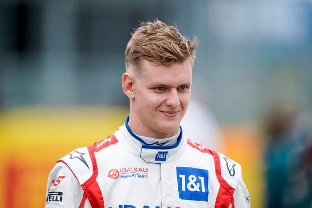 July 15, 2021, Towcester, Great Britain: MICK SCHUMACHER of Germany and Haas F1 Team is seen during the presentation of the 2022 Formula 1 car at Silverstone Circuit in Towcester, Great Britain. Towcester Great Britain - ZUMAg147 20210715_zap_g147_031 Copyright: xJamesxGasperottix