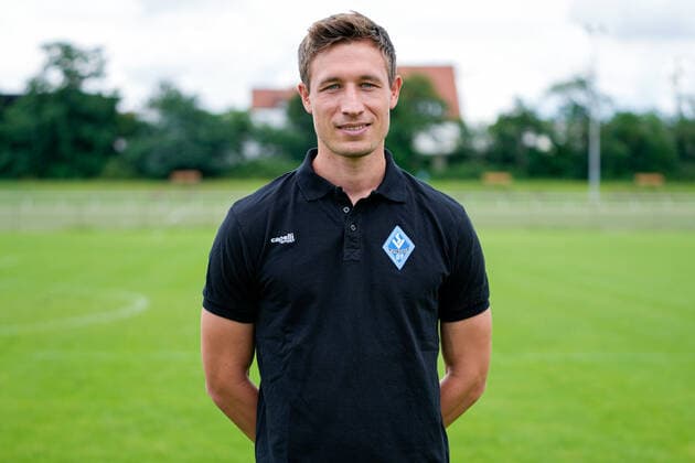 Kevin Stotz Co-coach SV Waldhof Mannheim 3 Liga, Porträttermin 2021 2022 xozx