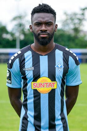 Joseph Boyamba SV Waldhof Mannheim 3 League, portrait date 2021 2022 xozx