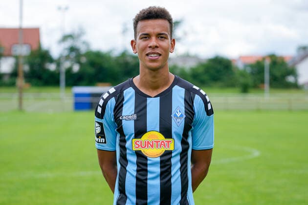 Marcel Costly SV Waldhof Mannheim 3 League, portrait date 2021 2022 xozx