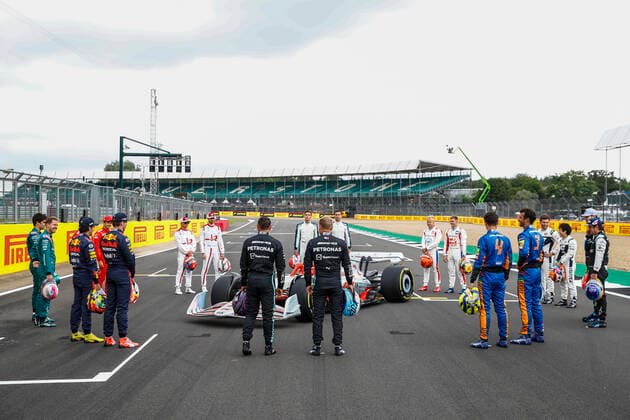 Reveal of the prototype for the 2022 F1 season, F1 Grand Prix of Great Britain at Silverstone Circuit on July 15, 2021 in Silverstone, Great Britain Photo by HOCH ZWEI Silverstone Great Britain