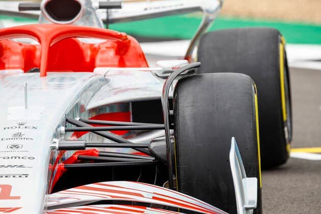 Reveal of the prototype for the 2022 F1 season, F1 Grand Prix of Great Britain at Silverstone Circuit on July 15, 2021 in Silverstone, Great Britain Photo by HOCH ZWEI Silverstone Great Britain