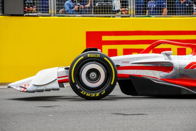 Reveal of the prototype for the 2022 F1 season, F1 Grand Prix of Great Britain at Silverstone Circuit on July 15, 2021 in Silverstone, Great Britain Photo by HOCH ZWEI Silverstone Great Britain