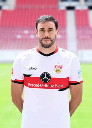 FOOTBALL 1 BUNDESLIGA SEASON 2021 2022 12 07 2021 Photo session with VfB Stuttgart at the Mercedes Benz Arena Hamadi Al Ghaddioui
