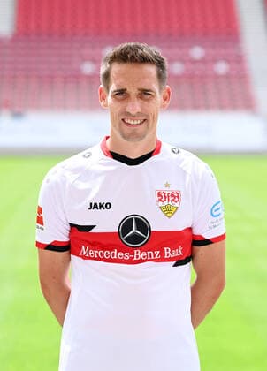 FUSSBALL 1 BUNDESLIGA SAISON 2021 2022 12 07 2021 Photo session with VfB Stuttgart at the Mercedes Benz Arena Philipp Klement