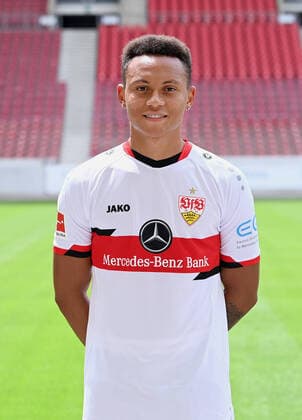 FOOTBALL 1 BUNDESLIGA SEASON 2021 2022 12 07 2021 Photo session with VfB Stuttgart at the Mercedes Benz Arena Roberto Massimo