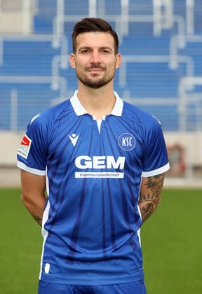 Karlsruher SC portrait date season 2021 2022 Jerome Gondorf, Karlsruher SC, 2 Bundesliga, portrait date 2021 2022