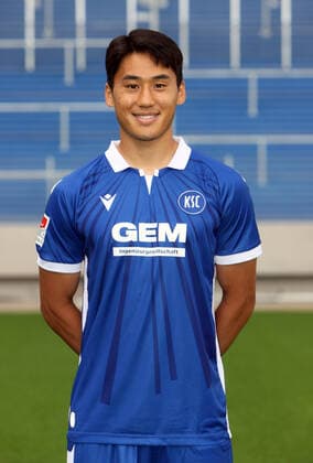 Karlsruher SC portraiture date 2021 2022 season Kyoung Rok Choi, Karlsruher SC, 2 Bundesliga, portraiture date 2021 2022 season.