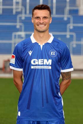 Karlsruher SC portrait date season 2021 2022 Philip Heise, Karlsruher SC, 2 Bundesliga, portrait date 2021 2022