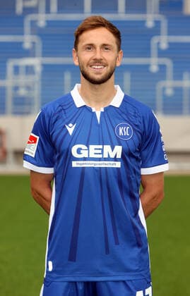 Karlsruher SC portrait date season 2021 2022 Lucas Cueto, Karlsruher SC, 2 Bundesliga, portrait date 2021 2022