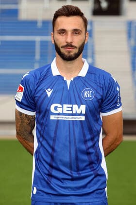 Karlsruher SC portrait date season 2021 2022 Fabian Schleusener, Karlsruher SC, 2 Bundesliga, portrait date 2021 2022