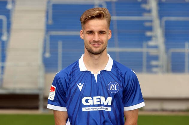 Karlsruher SC portrait appointment season 2021 2022 Janis Rabold, Karlsruher SC, 2 Bundesliga, portrait appointment 2021 2022