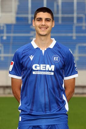 Karlsruher SC Portraittermin season 2021 2022 Lazar Mirkovic, Karlsruher SC, 2 Bundesliga, Portraättermin 2021 2022