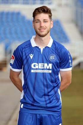 Karlsruher SC portrait appointment season 2021 2022 Leon Jensen, Karlsruher SC, 2 Bundesliga, portrait appointment 2021 2022
