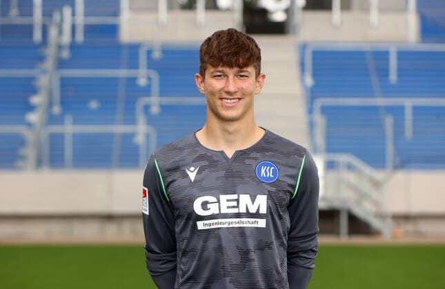 Karlsruher SC portrait appointment season 2021 2022 Max Weiß, Karlsruher SC, 2 Bundesliga, portrait appointment 2021 2022