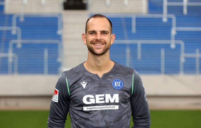 Karlsruher SC portrait appointment season 2021 2022 Marius Gersbeck, Karlsruher SC, 2 Bundesliga, portrait appointment 2021 2022