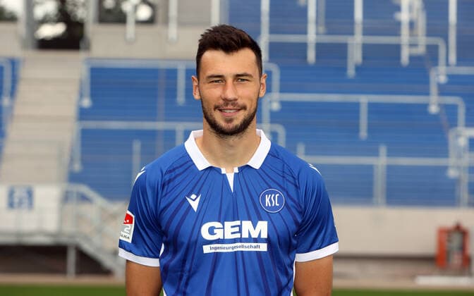 Karlsruher SC portrait appointment season 2021 2022 Lukas Fröde, Karlsruher SC, 2 Bundesliga, portrait appointment 2021 2022