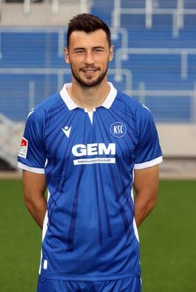 Karlsruher SC portrait appointment season 2021 2022 Lukas Fröde, Karlsruher SC, 2 Bundesliga, portrait appointment 2021 2022