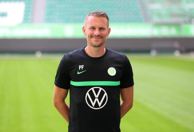 VfL photo appointment Wolfsburg, 13 07 2021, FOOTBALL VfL Wolfsburg, Bundesliga, photo appointment, season 2021 22 goalkeeper coach Pascal Formann VfL Wolfsburg
