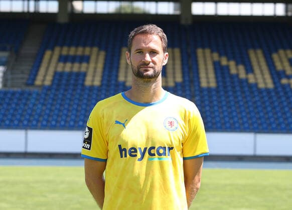 Nick Proschwitz Eintracht Braunschweig 3 league, portrait date 2021 2022