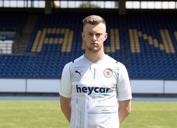 Lennart Schulze Koekelsum Eintracht Braunschweig 3 league, portrait date 2021 2022