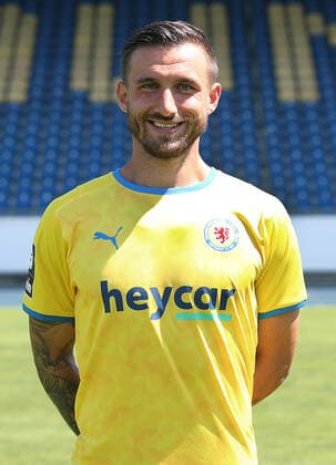 Robin Krausse Eintracht Braunschweig 3 league, portrait date 2021 2022