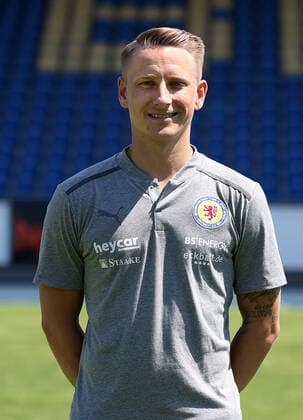 Videoanalyst Marcel Goslar Eintracht Braunschweig 3 Liga, Portraettermin 2021 2022