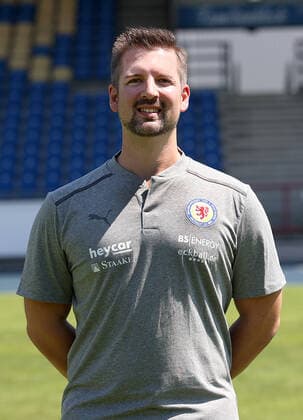Internist Simon Fitzner Eintracht Braunschweig 3 league, portrait date 2021 2022