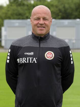 15 07 2021, xjhx, football 3 league, SV Wehen Wiesbaden portrait date 2021 2022 emspor, v l Co coach Mike Krannich SV Wehen Wiesbaden DFL DFB REGULATES PROHIBIT ANY USE OF PHOTOGRAPHS as IMAGE SEQUENCES and or QUASI VIDEO Wehen