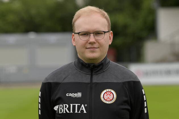 15 07 2021, xjhx, Football 3 Liga, SV Wehen Wiesbaden portrait date 2021 2022 emspor, v l Senior Scout Analyst Philipp Gründler DFL DFB REGULATES PROHIBIT ANY USE OF PHOTOGRAPHS as IMAGE SEQUENCES and or QUASI VIDEO Wehen