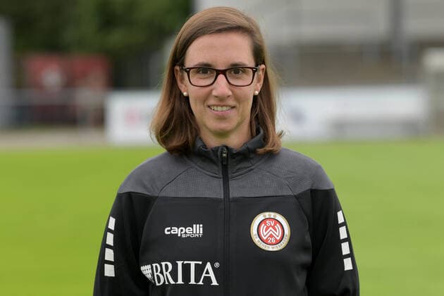 15 07 2021, xjhx, football 3 league, SV Wehen Wiesbaden portrait date 2021 2022 emspor, v l team manager Julia Wallraff DFL DFB REGULATES PROHIBIT ANY USE OF PHOTOGRAPHS as IMAGE SEQUENCES and or QUASI VIDEO Wehen