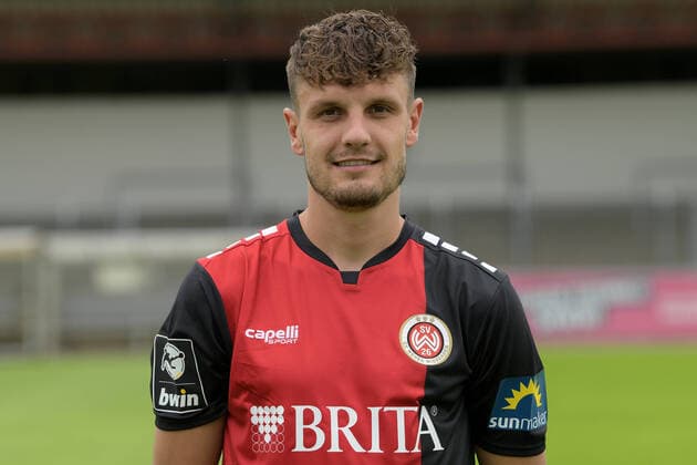 15 07 2021, xjhx, football 3 league, SV Wehen Wiesbaden portrait date 2021 2022 emspor, v l Gino Fechner DFL DFB REGULATES PROHIBIT ANY USE OF PHOTOGRAPHS as IMAGE SEQUENCES and or QUASI VIDEO Wehen