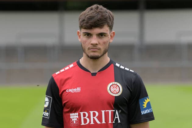 15 07 2021, xjhx, football 3 league, SV Wehen Wiesbaden portrait date 2021 2022 emspor, v l Ben Bischof DFL DFB REGULATES PROHIBIT ANY USE OF PHOTOGRAPHS as IMAGE SEQUENCES and or QUASI VIDEO Wehen