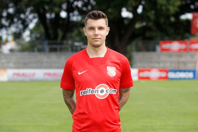 15 07 2021, Wilhelm Langrehr Stadion, Garbsen, 3 Liga, TSV Havelse team photo and portrait appointment, in picture Erik Henschel 2, Havelse TSV Havelse